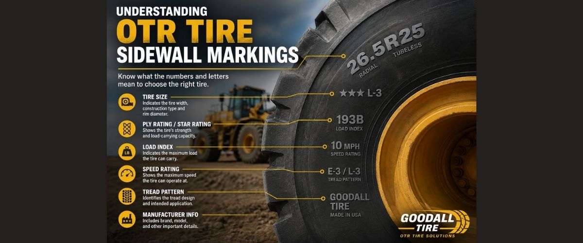 Understanding OTR Tire Sidewall Markings